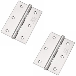 2 pieces of high-quality screw-on hinge, B-1059-3, size: 64 mm, from TAKIGEN, load capacity: 9.7 kg (21 lbs). Product Picture