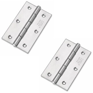 2 pieces of high-quality screw-on hinge, B-1059-2, size: 76 mm, from TAKIGEN, load capacity: 10 kg (22 lbs). Product Picture