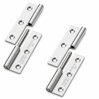 2 pieces of high-quality poster hinge, B-1004-2-L, height: 64 mm, from TAKIGEN, load capacity: 10 kg (23 lbs), version: left. Product Image