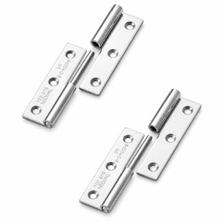 2 pieces of high-quality poster hinge, B-1004-2-R, height: 64 mm, from TAKIGEN, load capacity: 10 kg (23 lbs), version: right. Product Image