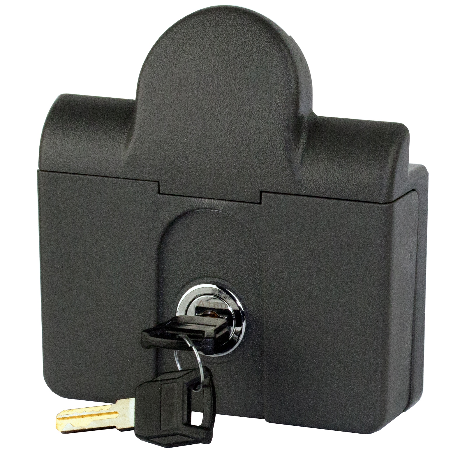 Payment coin lock with coin container for 1 euro coin, version: left-hand closing, 14.60.250-0. - Image 4