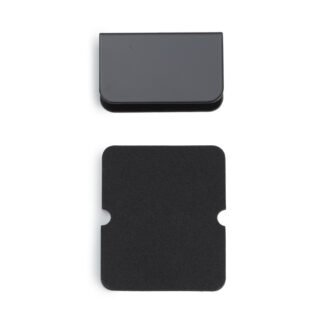 Counter plate for glass thickness 5 mm (13/64") K-110B, 35 mm (1-3/8") by Sugatsune, black. Product Image