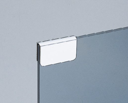 Counter plate for glass thickness 5 mm (13/64"), made of steel, surface: chrome-plated, 35 mm (1-3/8"), K-110CR. Counterpart for glass cabinet door, magnetic flycatcher and much more, by Sugatsune / LAMP® (Japan) - Image 4