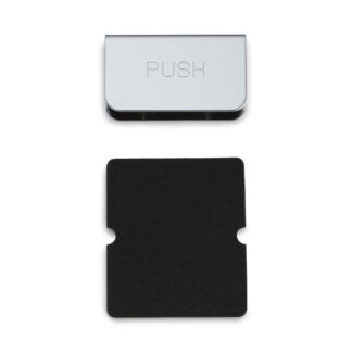 Gegenplatte für Glasstärke 6 mm K-130CR und K-130-P6, 40 mm (1-37/64″) von Sugatsune, verchromt. Produktbild