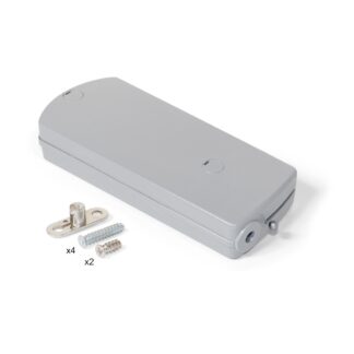 high-quality flap fitting with cable pull, 1010421, from EMUCA, load capacity: 6 kg (13 lbs), grey. Product image