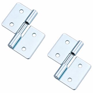 2 pieces compact lifting hinge, B-56-L, height: 35 mm, from TAKIGEN, load capacity: 2 kg (5 lbs), version: left. Product image