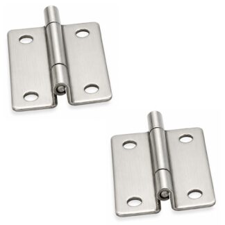 2pcs Compact Offset Hinge, TH-25SUS, Height: 35mm, by TOCHIGIYA, Load Capacity: 4.5kg (10lbs). Product Picture