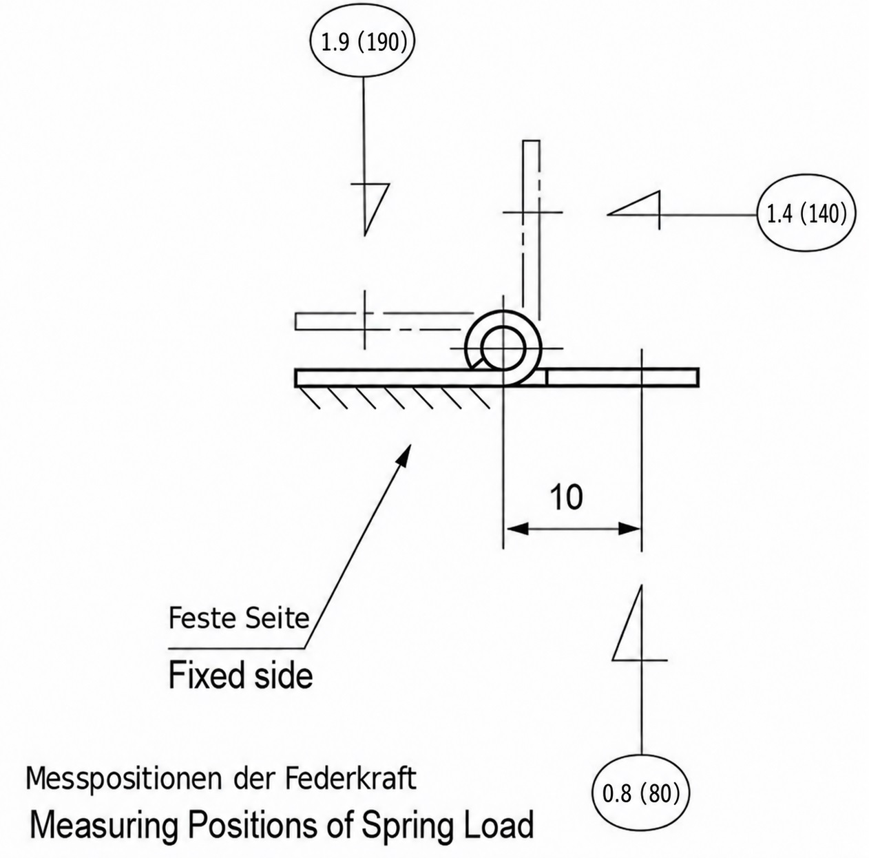2 pieces stainless high-quality spring band, made of stainless steel SUS304, 32 mm (1-17/64"), torque: 12.3 N·m, TH-61SUS-1-0.8. Robust spring hinge for device flaps, housing doors, covers and much more, by TOCHIGIYA (Japan) - Image 4