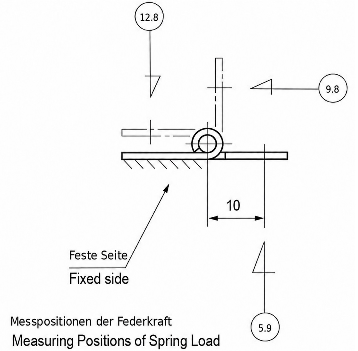 2 pieces stainless high-quality spring strap, made of stainless steel SUS304, 38 mm (1-1/2"), torque: 12.3 N·m, TH-61SUS-3. Robust spring hinge for equipment flaps, housing doors, covers and much more, by TOCHIGIYA (Japan) - Image 3