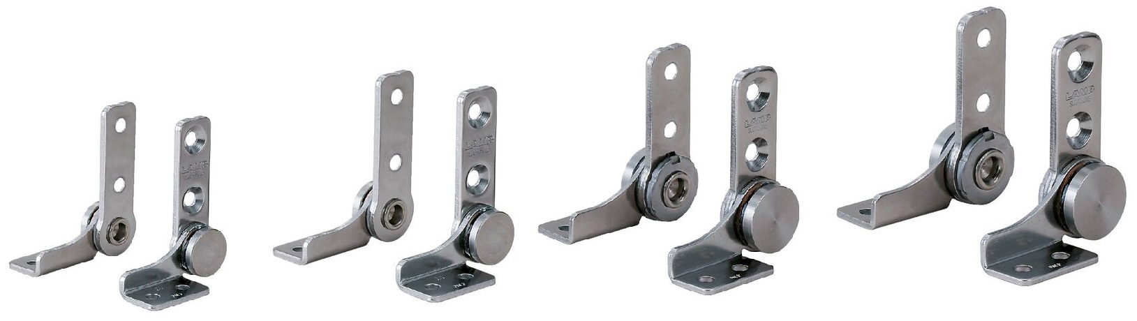 Set of 2 friction hinges, HG-TB20, by Sugatsune, torque: 4 N·m. Example of a possible application