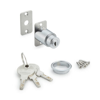 Keyed alike pressure lock 2400M-20-D, by Sugatsune / LAMP (Japan)