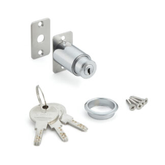 Keyed alike pressure lock 2400M-25-D, by Sugatsune / LAMP (Japan)