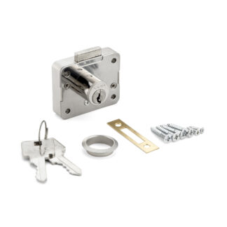 Furniture Lock for Drawer and Cabinet Door, Keyed Alike 2650-16-DN-D, by Sugatsune / LAMP (Japan)