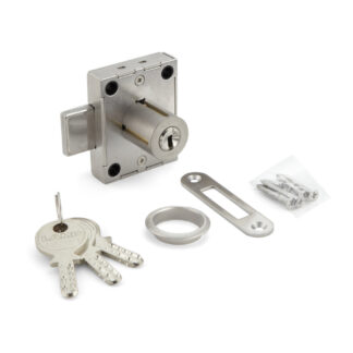 SUS304 (V2A) stainless steel cabinet lock, keyed 8810-24-B, by Sugatsune / LAMP (Japan)