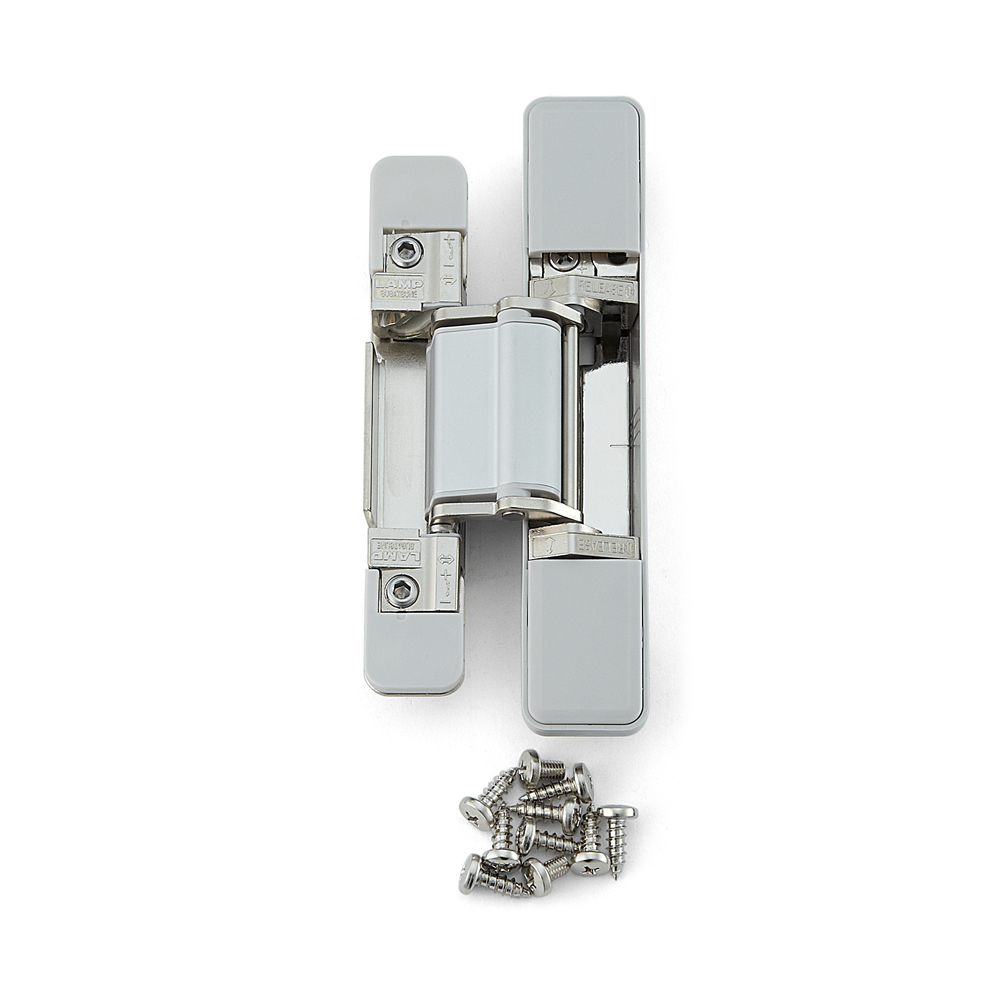 Invisible Stop Hinge, 3D Adjustable HES3D-V135LGR, by Sugatsune / LAMP (Japan)