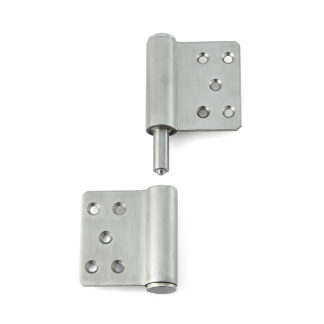 Heavy-duty hinge, for cleanrooms HG-CV-127R, by Sugatsune / LAMP (Japan)