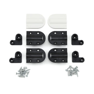 Damping Hinge, with Cover, White HG-JHM20-80WT, by Sugatsune / LAMP (Japan)