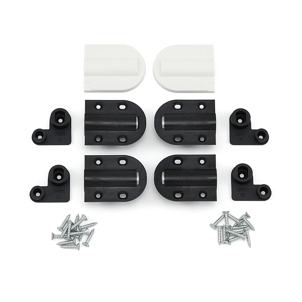 Damping Hinge, with Cover, White HG-JHM20-80WT, by Sugatsune / LAMP (Japan)
