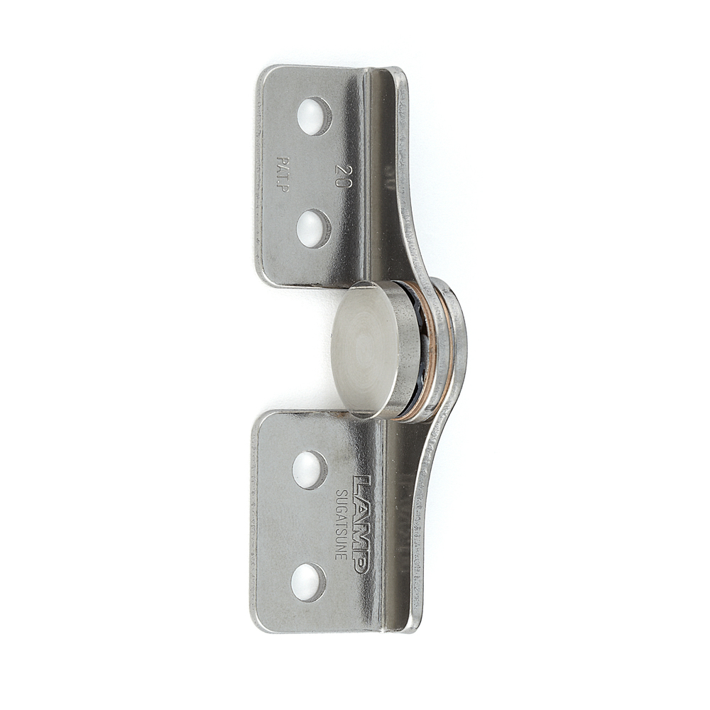 Corrosion-resistant SUS430 stainless steel torque hinge, right-hand version, HG-TA30R, by Sugatsune / LAMP (Japan)