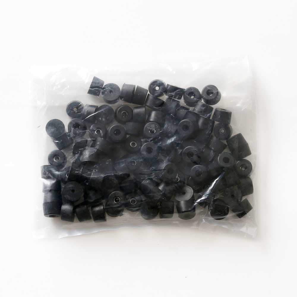 Adjustable Foot, Rubber, Pack of 100 K-16-P100, by Sugatsune / LAMP (Japan)