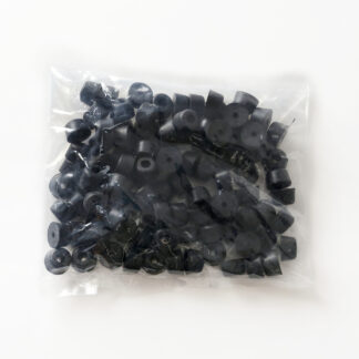 Adjustable foot, rubber, pack of 100 K-18-P100, by Sugatsune / LAMP (Japan)