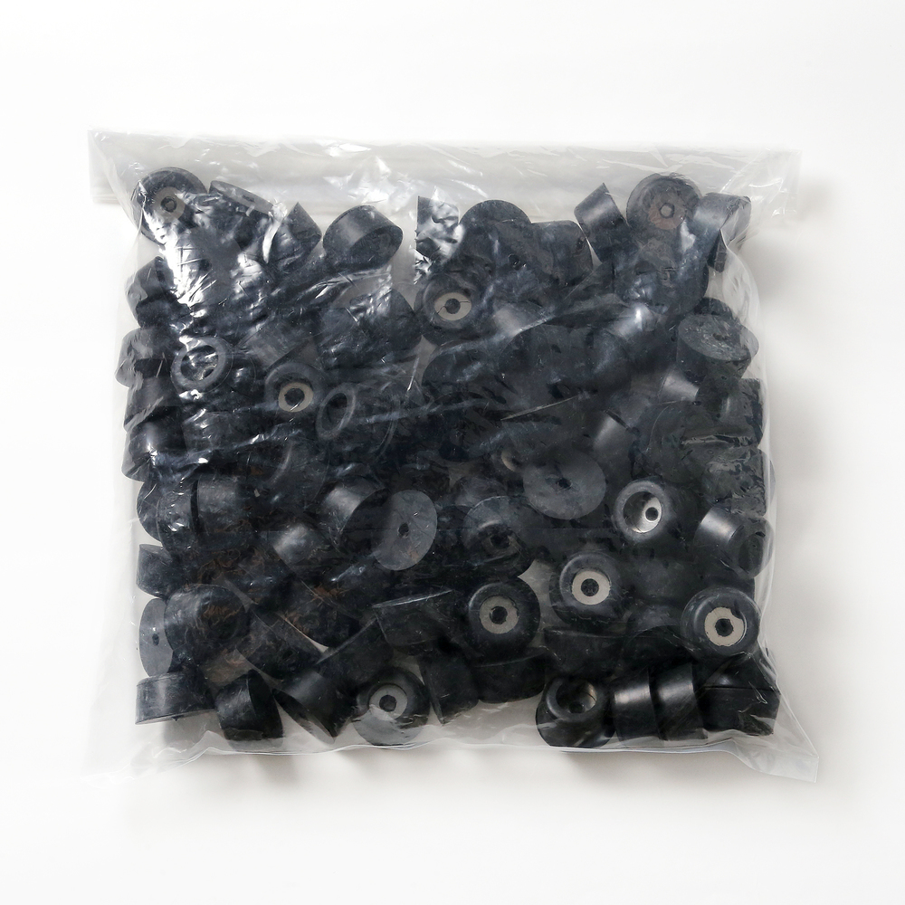 Adjustable Foot, Rubber, Pack of 100 K-34-P100, by Sugatsune / LAMP (Japan)
