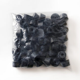 Adjustable leg, surface: black, rubber, pack of 50 K-45-P50, by Sugatsune / LAMP (Japan)