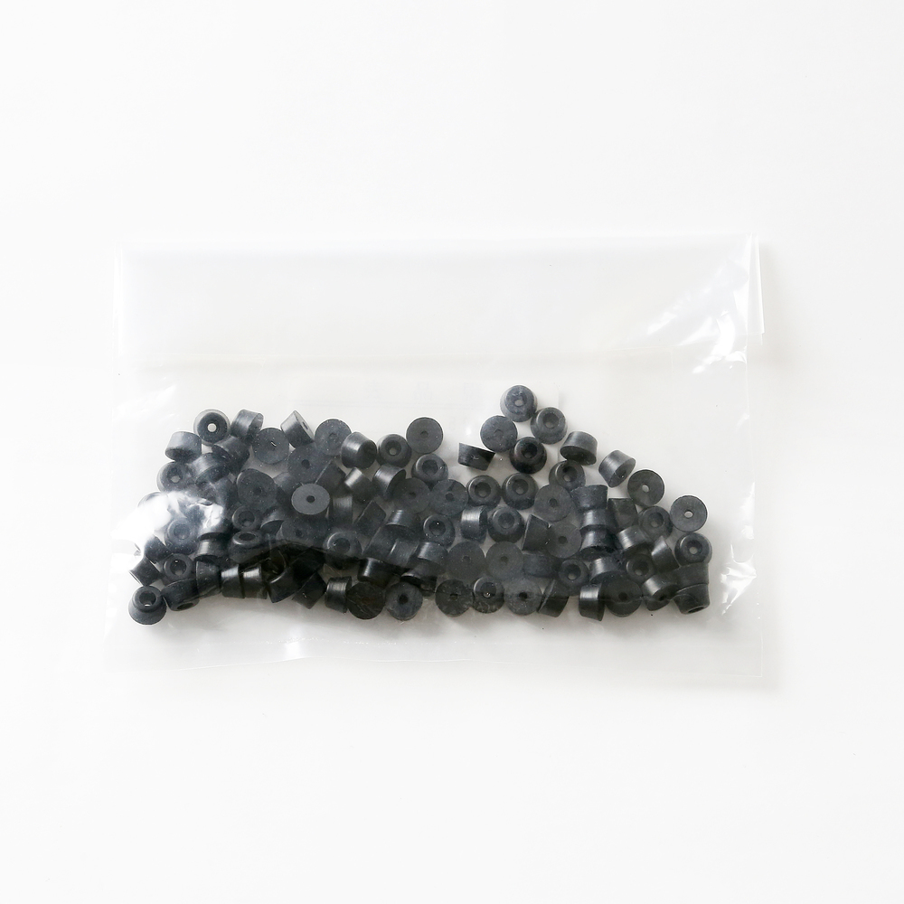 Adjustable Foot, Rubber, Pack of 100 K-95-P100, by Sugatsune / LAMP (Japan)