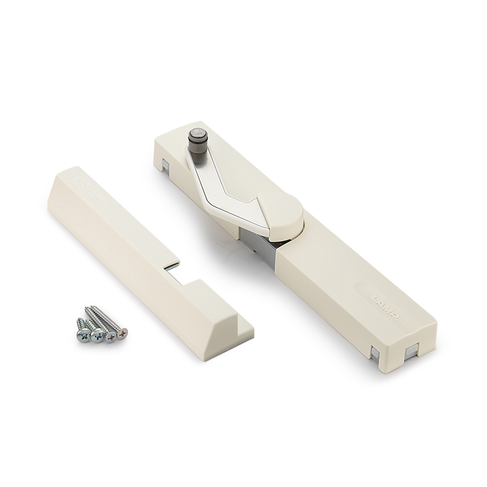 Door damper LDD-S-LWT. Soft-Close for Retrofit Doors, by Sugatsune / LAMP (Japan)