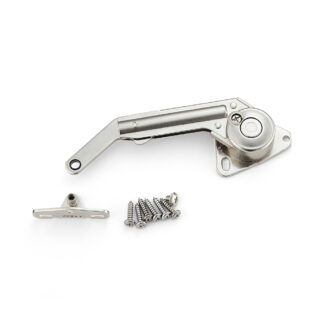 Soft-down flap fitting, short arm NSDX-10LK-TV, by Sugatsune / LAMP (Japan)