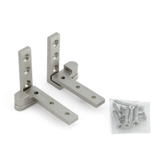 Brass tenon band, inset, surface: nickel-plated, satin-finished matt, PAW-50, by Sugatsune / LAMP (Japan)