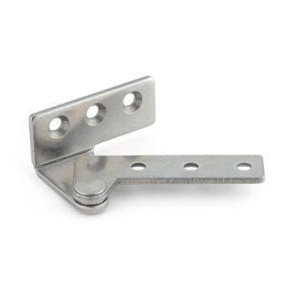 Tenon strap, overlying PL-65L, by Sugatsune / LAMP (Japan)