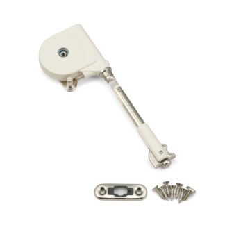 Soft-down Flap Fitting, Short Arm SDS-100W TV, by Sugatsune / LAMP (Japan)