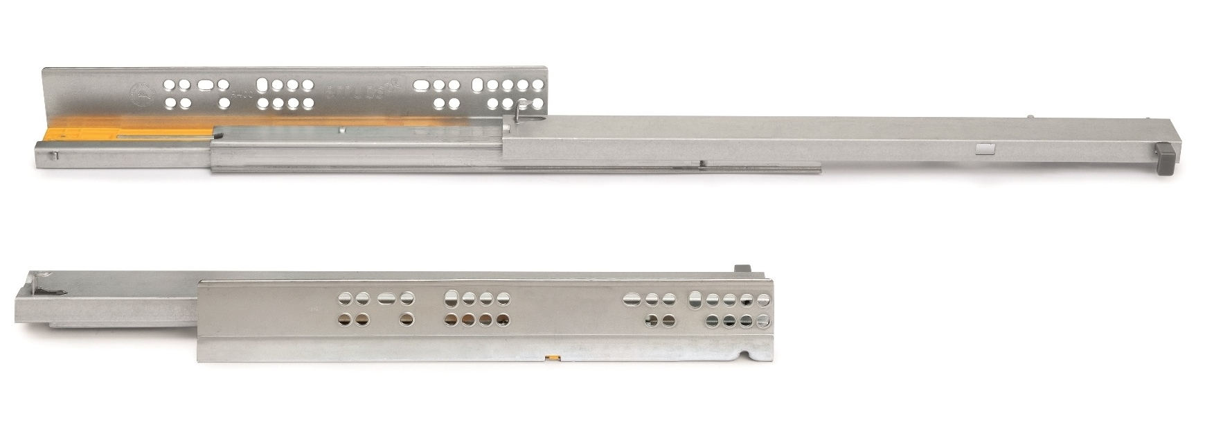 Underfloor runners, load capacity: 30 kg (67 lbs), 350 mm (13-25/32"), version: full extension with soft-close, 3124205. High-quality underfloor pull-outs for wooden drawers, wooden drawers, wooden shelves and much more, from EMUCA - Image 6