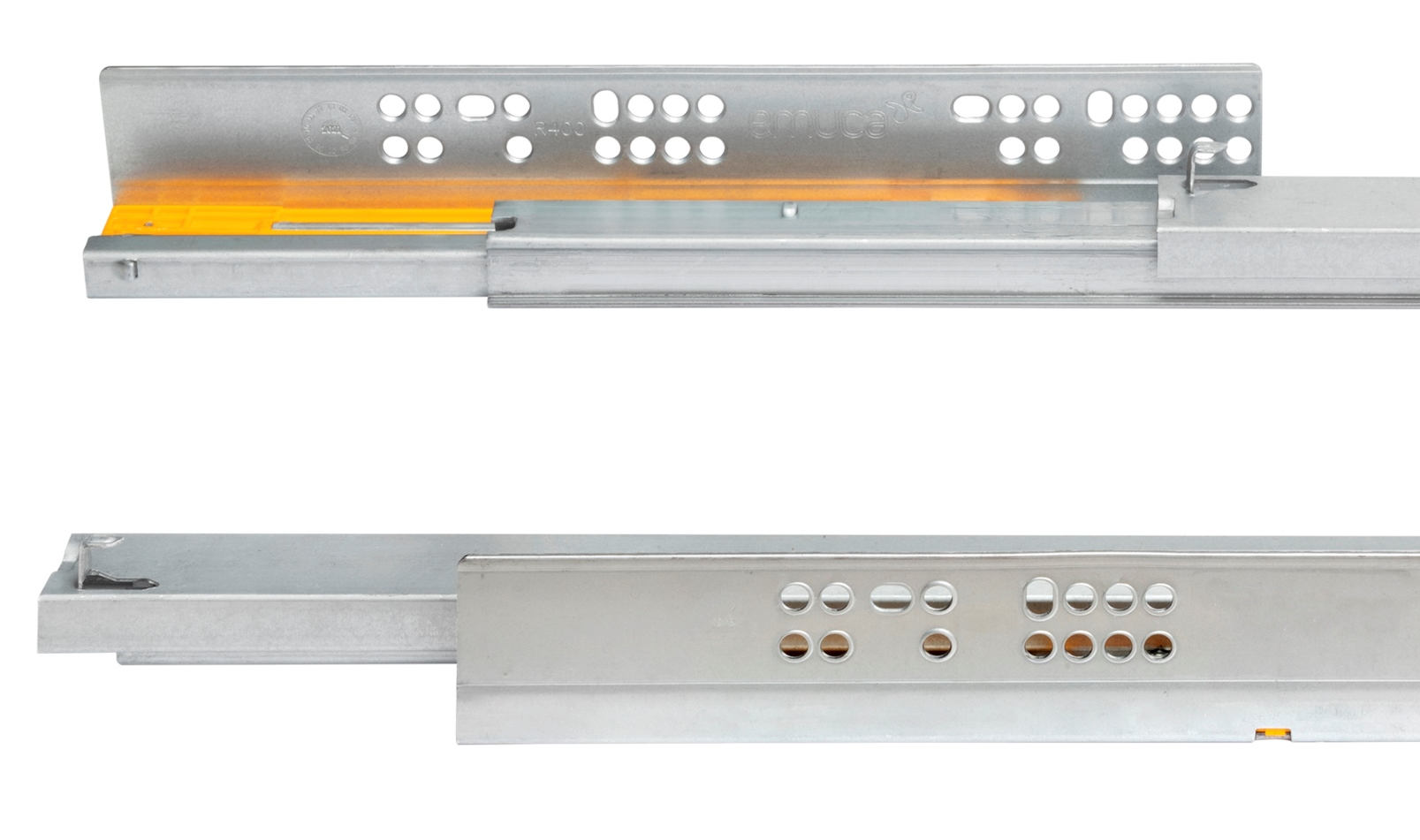 Underfloor runners, load capacity: 30 kg (67 lbs), 350 mm (13-25/32"), version: full extension with soft-close, 3124205. High-quality underfloor pull-outs for wooden drawers, wooden drawers, wooden shelves and much more, from EMUCA - Image 4